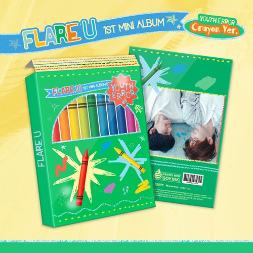 FLARE U – 1st Mini Album [YOUTH ERROR] (Crayon Ver.)