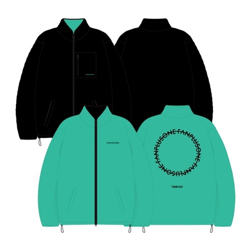 11 REVERSIBLE JUMPER 2026 G-DRAGON ‘FAM’ MEETING FAM+ILY : FAMILY : FAM I LOVE YOU OFFICIAL MD
