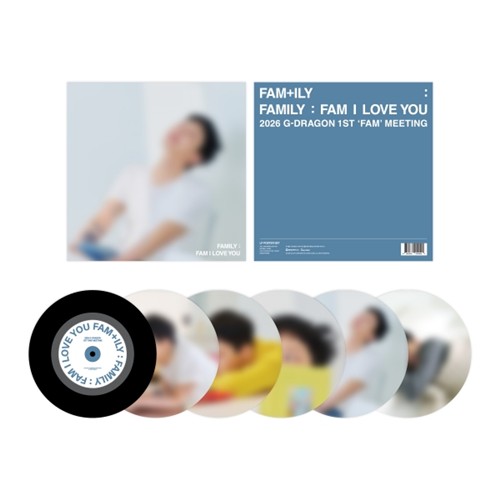 13 LP POSTER SET 2026 G-DRAGON ‘FAM’ MEETING FAM+ILY : FAMILY : FAM I LOVE YOU OFFICIAL MD