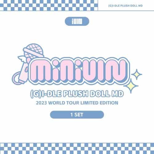 (G)I-DLE PLUSH DOLL MD (MINIDLE) 2023 WORLD TOUR LIMITED EDITION