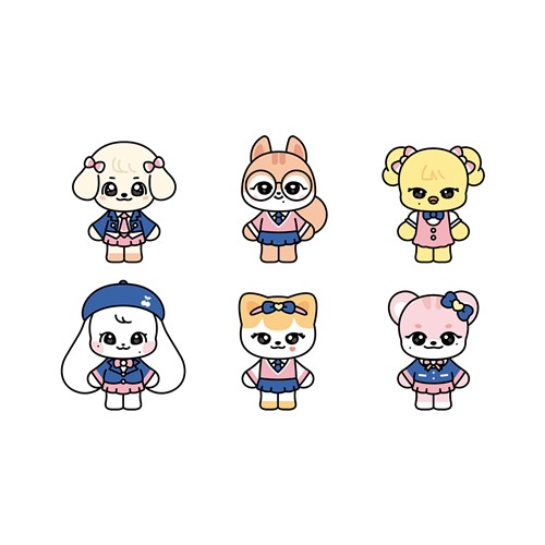 IVE WELCOME TO MINIVE SCHOOL MD 14. SCHOOL PLUSH KEYRING