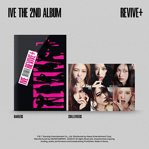 IVE – THE 2ND ALBUM [REVIVE+] (BANGERS ver./ CHALLENGERS ver.)