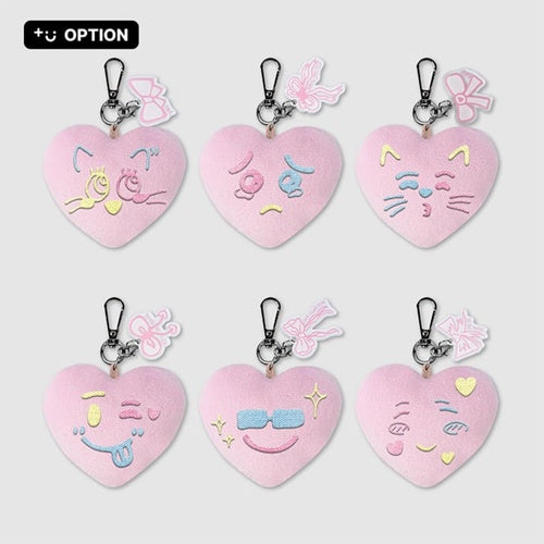 izna Not Just Pretty MD HEART EMOJI KEYRING