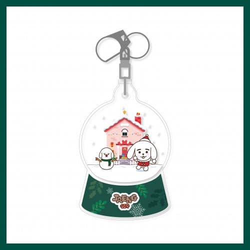 JAENG109 IN WINTER POP UP OFFICIAL MD SNOWBALL KEYRING