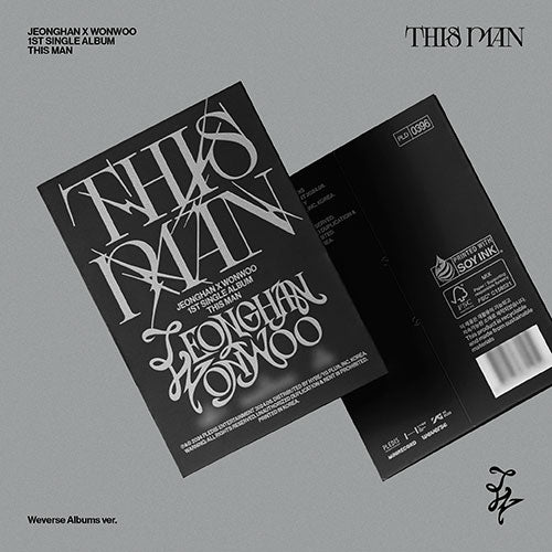 (SEVENTEEN) JEONGHAN X WONWOO – 1st Single Album [THIS MAN] (Weverse Albums ver.)