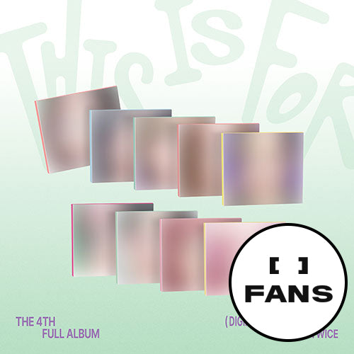 [JYP FANS POB] TWICE – 4th Album [THIS IS FOR] (DIGIPACK ver.) (SET)