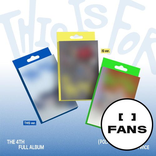 [JYP FANS POB] TWICE – 4th Album [THIS IS FOR] (POLAROID ver.)