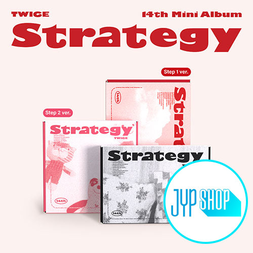 [JYP SHOP POB] TWICE – 14th Mini Album [STRATEGY] (Set)