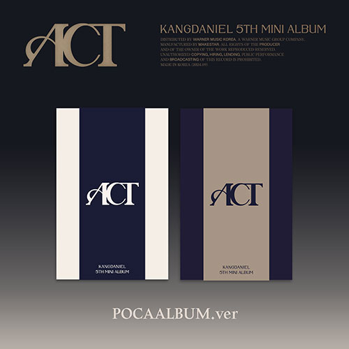 KANG DANIEL – 5th Mini Album [ACT] (POCAALBUM ver.)