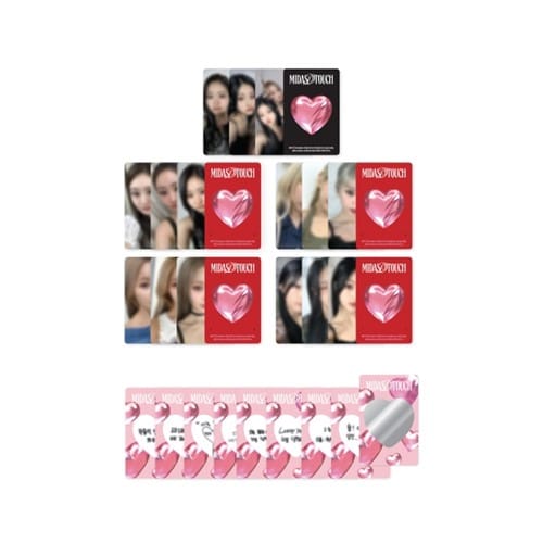 KISS OF LIFE [Midas touch] OFFICIAL MD PHOTOCARD SET