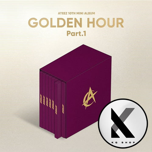 [KQSHOP POB] ATEEZ – 10th Mini Album [GOLDEN HOUR : Part.1] (Digipak VER.) (SET)