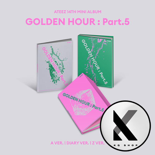 [KQSHOP POB] ATEEZ – 14th Mini Album [GOLDEN HOUR : Part.5] (SET)