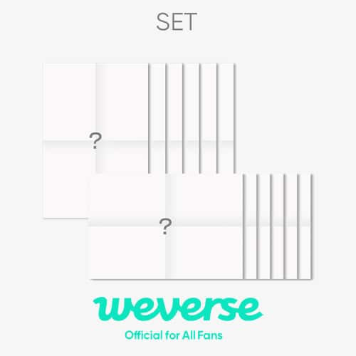 [WEVERSE POB] LE SSERAFIM – 1st Studio album [UNFORGIVEN] (WEVERSE ALBUMS Ver.) (Set)