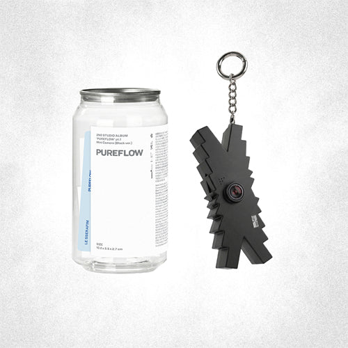LE SSERAFIM – 2nd Studio Album [PUREFLOW pt.1] (Mini Camera ver.) (Black ver.)