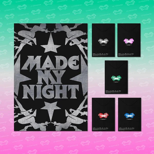 [WEVERSE POB] LE SSERAFIM – 2nd Single Album [Made My Night] (COMPACT ver.)