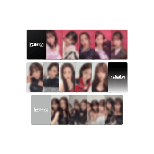 Lenticular Photocard Pack LE SSERAFIM VR CONCERT Invitation MD