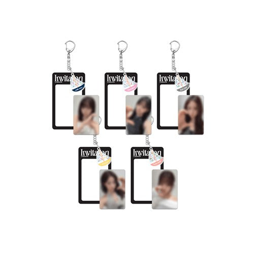 Photocard Holder & Keyring Set LE SSERAFIM VR CONCERT Invitation MD