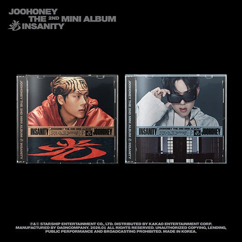 (MONSTA X) JOOHONEY – THE 2ND MINI ALBUM [光 (INSANITY)] (JEWEL VER.)(VER.1 / VER.2) (LIMITED EDITION)