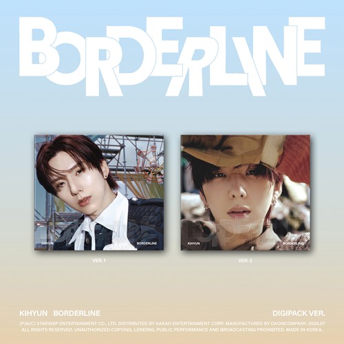 (MONSTA X) KIHYUN – EP [BORDERLINE] (DIGIPACK VER.)