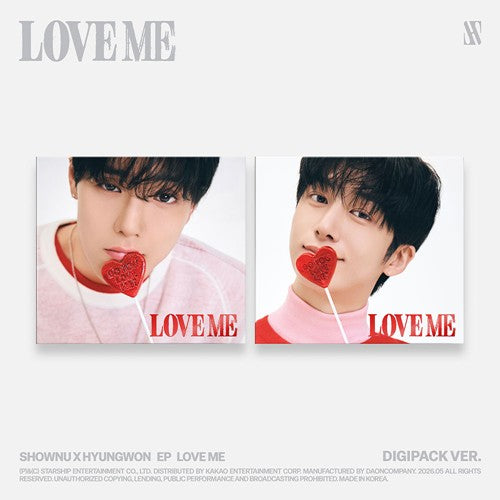 (MONSTA X) SHOWNU X HYUNGWON – EP [LOVE ME] (DIGIPACK VER.) (Limited)