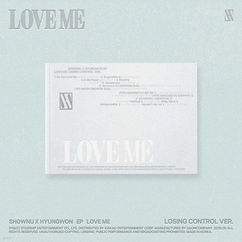 (MONSTA X) SHOWNU X HYUNGWON – EP [LOVE ME] (LOSING CONTROL VER.)