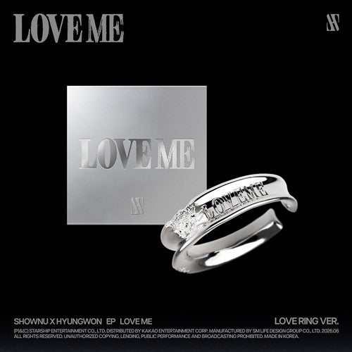 (MONSTA X) SHOWNU X HYUNGWON – EP [LOVE ME] (LOVE RING VER.) (Limited)