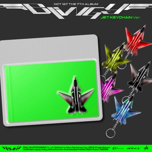 NCT 127 – The 7th Album [BLINGY] (JET Keychain Ver.) (Smart Album)