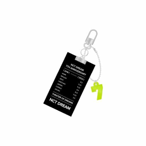 NCT DREAM 01 DIY Main Keyring 2024 NCT DREAM [THEATER OF DREAMS] OFFICIAL MD