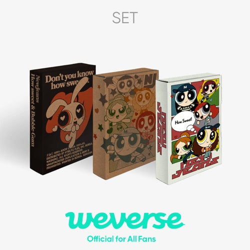 [WEVERSE POB] NewJeans – [How Sweet] (Weverse Albums ver.) (SET)