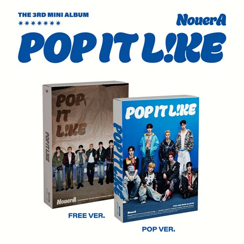 NouerA – 3rd Mini Album [POP IT LIKE] (POP VER. / FREE VER.)