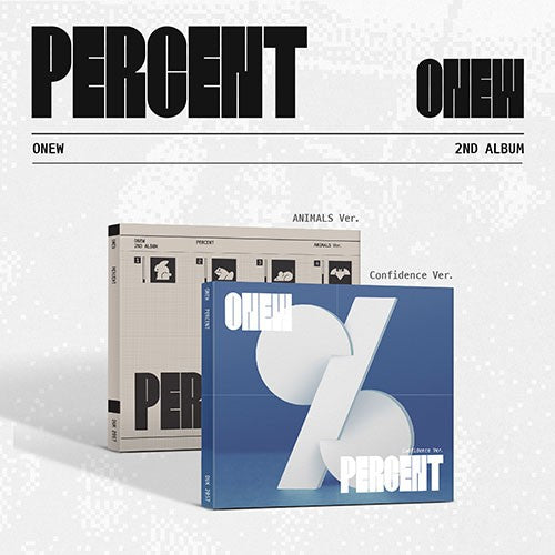 (SHINee) ONEW – 2nd Album [PERCENT] (Digipack Ver.)