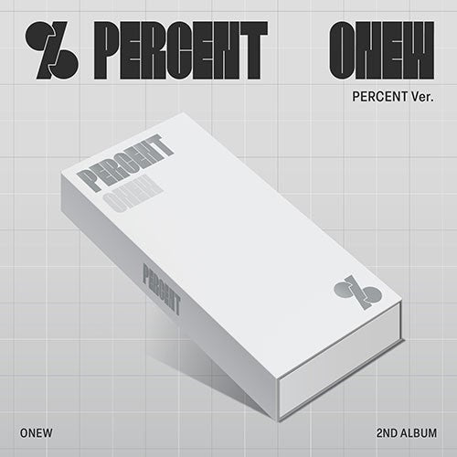 (SHINee) ONEW – 2nd Album [PERCENT] (PERCENT Ver.)