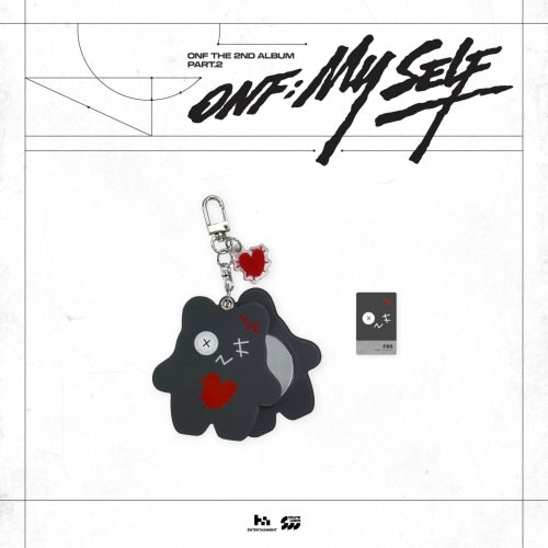 FOG ACRYLIC MIRROR KEYRING ONF POP UP STORE ONF MY SELF MD