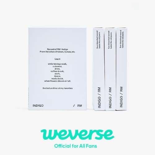 [WEVERSE POB] (BTS) RM – [Indigo] (Postcard Edition) (Weverse Albums ver.)