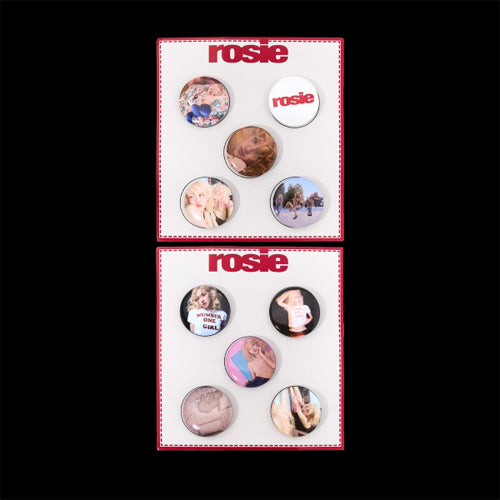 ROSÉ ROSIE 11 PIN BUTTON SET