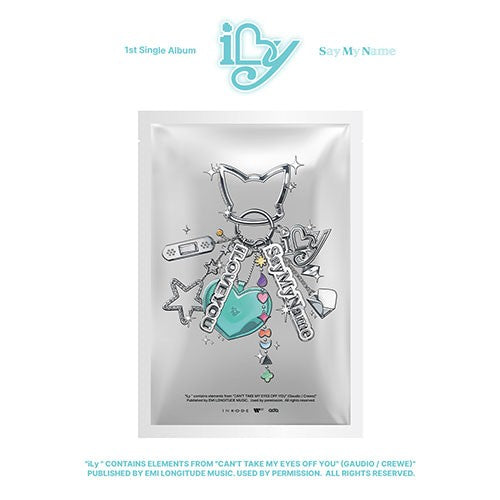 SAY MY NAME- 1st Single Album [iLy] (KEY RING VER.)