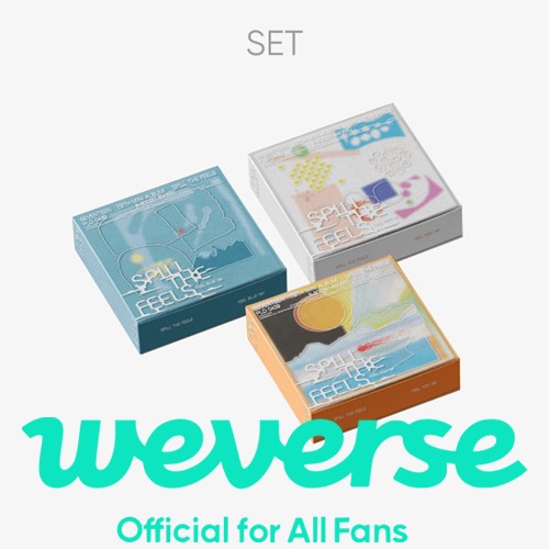 [WEVERSE POB] SEVENTEEN – 12th Mini Album [SPILL THE FEELS] (SET)