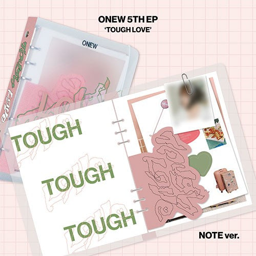 (SHINee) ONEW – 5th Mini Album [TOUGH LOVE] (NOTE Ver.)