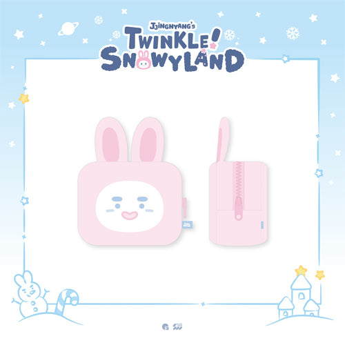 (SHINee) ONEW POP-UP JJINGNYANGS TWINKLE SNOWYLAND MD 13. SQUARE POUCH