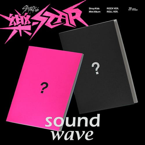 [SOUND WAVE POB] STRAY KIDS – ROCK-STAR (樂-STAR) (ROCK VER., ROLL VER.) Set