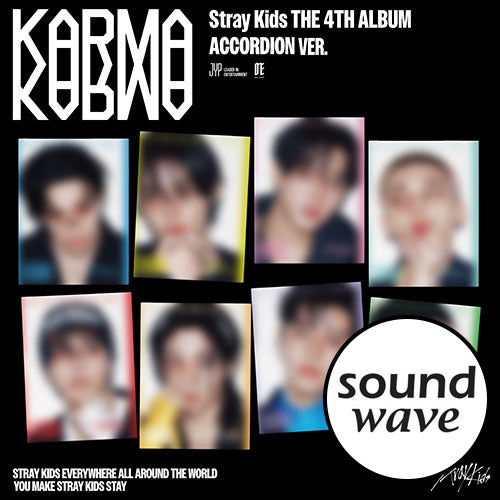 [SOUND WAVE POB] Stray Kids – The 4th Full Album [KARMA] (ACCORDION VER.) Set