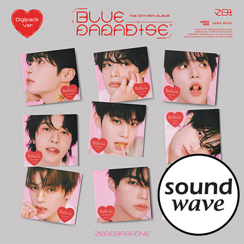 [SOUND WAVE POB] ZEROBASEONE – The 5th Mini Album [BLUE PARADISE] (Digipack Ver.)