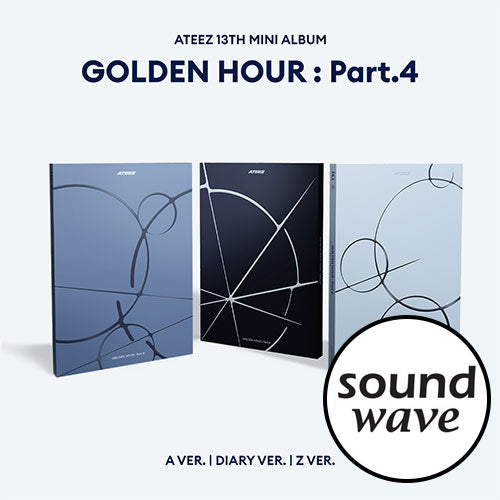 [SOUNDWAVE POB] ATEEZ – 13th Mini Album [GOLDEN HOUR : Part.4] (SET)