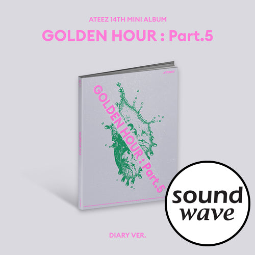 [SOUNDWAVE POB] ATEEZ – 14th Mini Album [GOLDEN HOUR : Part.5] (DIARY Ver.)