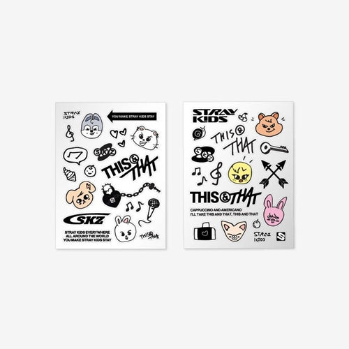 [1ST WEEK POB] TATTOO STICKER Stray Kids THIS & THAT MD