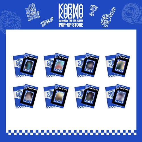 [2ND WEEK POB] Stray Kids KARMA MD 02. LOCKER ROOM STICKER BOOK
