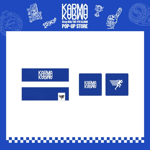 [2ND WEEK POB] Stray Kids KARMA MD 05. HEAD BAND & SWEAT BAND SET