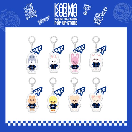 [2ND WEEK POB] Stray Kids KARMA MD 08. SKZOO YINYANG KEYRING