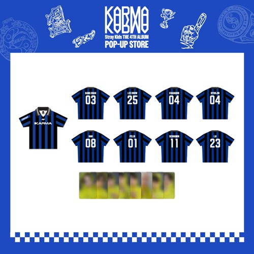 [2ND WEEK POB] Stray Kids KARMA MD 16. UNIFORM T-SHIRT