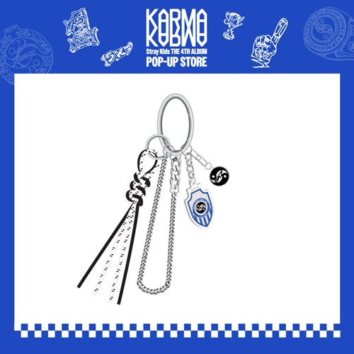 [1ST WEEK POB] Stray Kids KARMA MD 17. CEREMONY METAL KEYRING